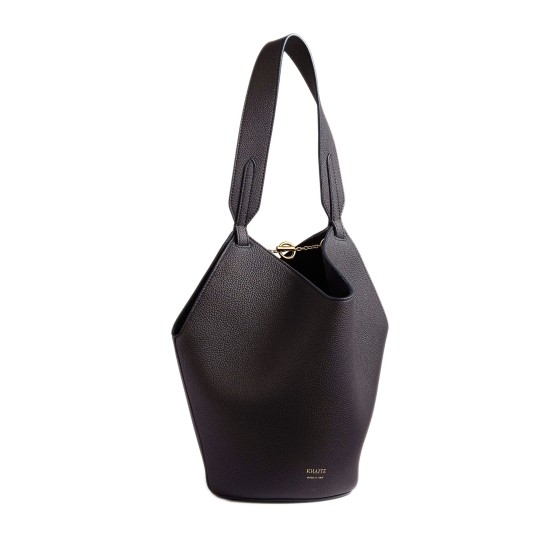 Lotus mini tote bag - Black