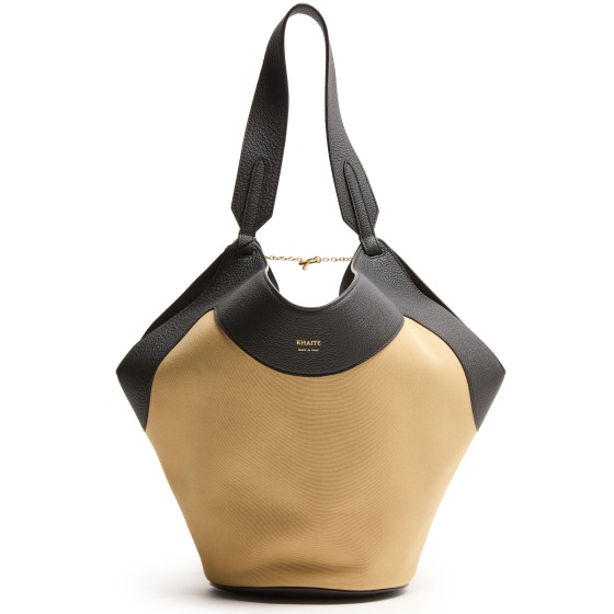 Lotus small canvas tote bag - Colorful