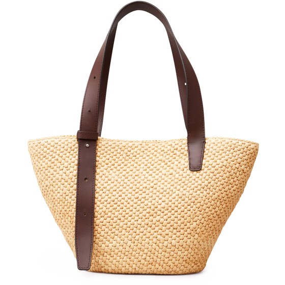 Bianca small raffia bag - Beige