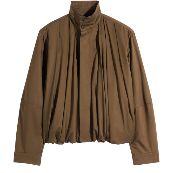 Pleated balloon jacket - Metallic color