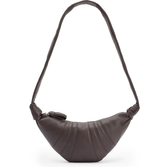 Croissant small tote bag - brown