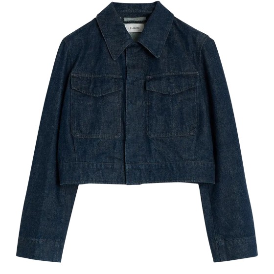 Short double-pocket jacket - Blue