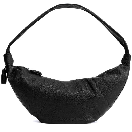 Croissant large tote bag - Black