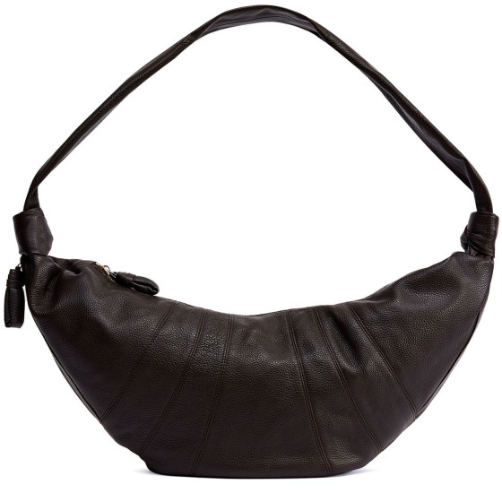 Croissant large tote bag - brown