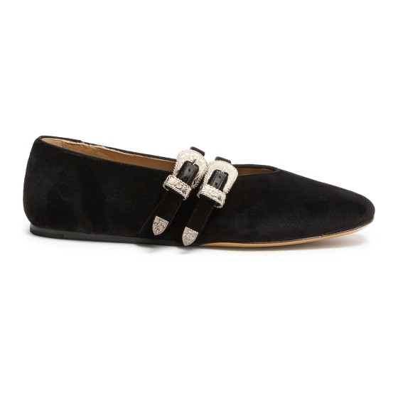 Claudia Mary-Jane ballet flats - Black