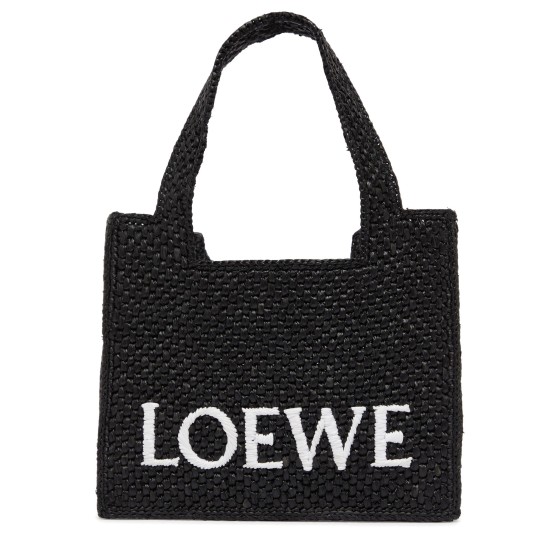 Font Mini Tote Bag - Black