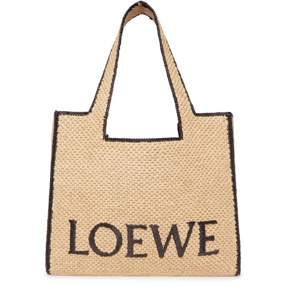Large Logo Tote Bag - Beige