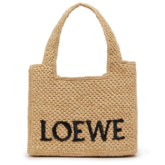 Font Mini Tote Bag - Beige