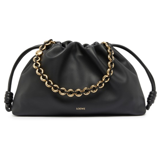 Flamenco Large Wallet (Soft Nappa Lambskin) - Black