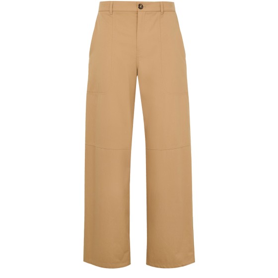Cotton cargo pants - Beige