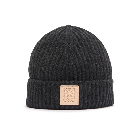Cashmere beanie - Black