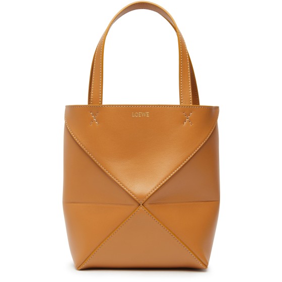 Puzzle Mini Handbag - brown