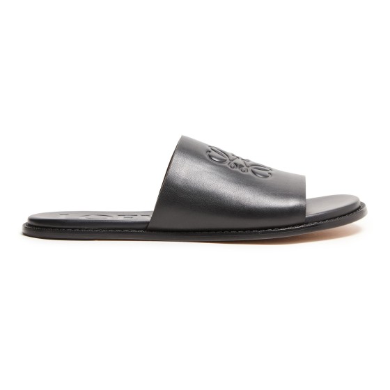 Flex Anagram flat sandals - Black