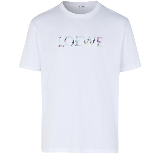 Relaxed fit T-shirt in cotton - white