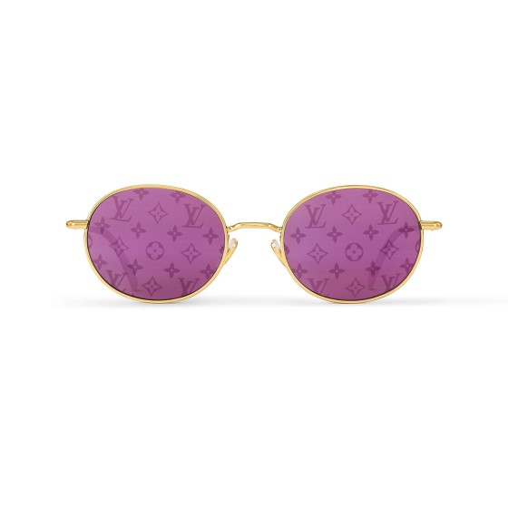 LV Bright Round Sunglasses - pink