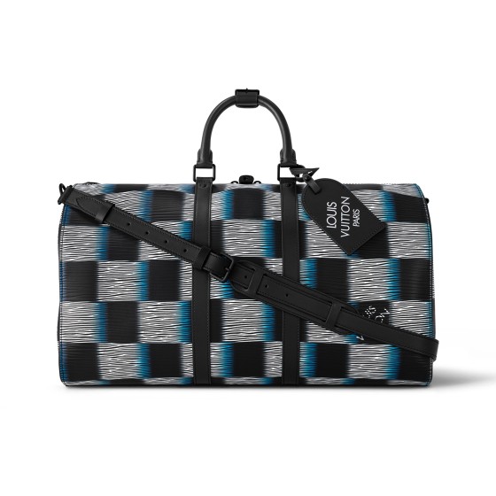 KEEPALL BANDOULIÈRE 50 Travel Bag - Blue