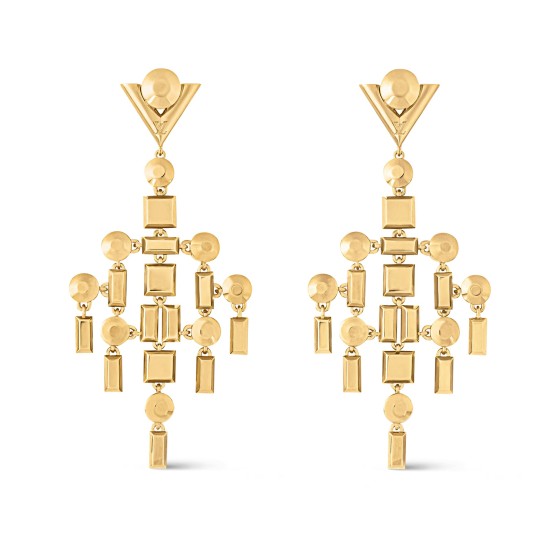 Chandelier Earrings - Gold