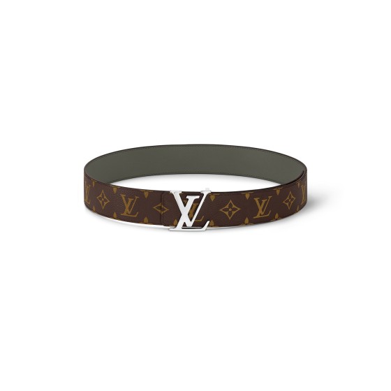 LV Initiales 40mm Reversible Belt - brown