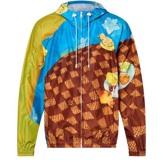 Printed nylon windproof jacket - Colorful