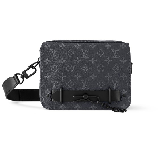 Steamer Messenger Bag - Black