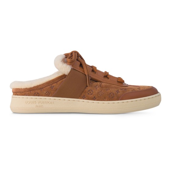 Lous Open Back Sneaker - Beige