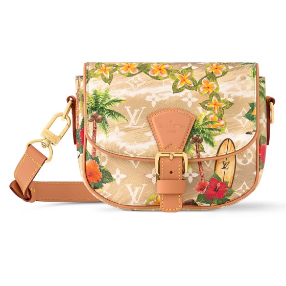 MONTSOURIS Small Messenger Bag - Beige