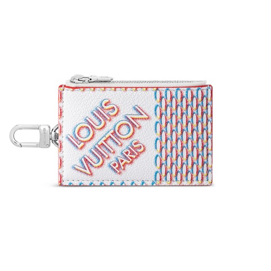 Double Zipper Card Holder - Colorful