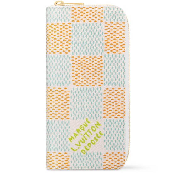 Zippy Vertical Wallet - white