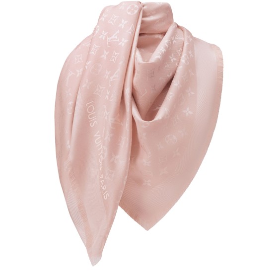 Monogram Classic Shawl - Red