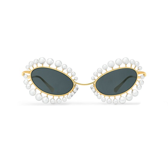 LV WIRE PEARLS Sunglasses - Gold