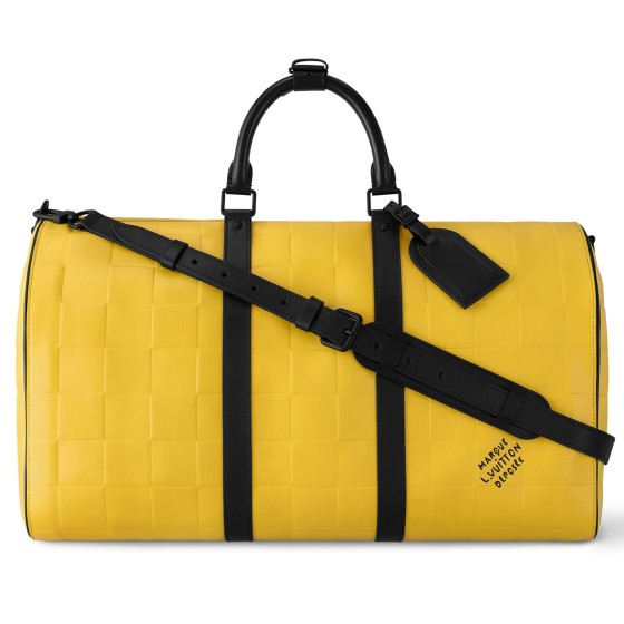 KEEPALL BANDOULIÈRE 50 Travel Bag - Yellow