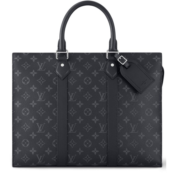 Sac Plat Horizontal Zipped - Black