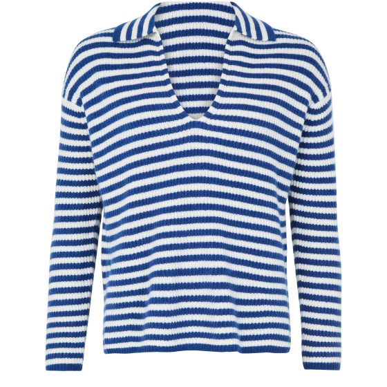Polo neck sweater - Blue