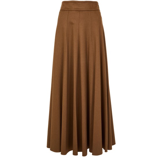 Sagra maxi skirt - brown