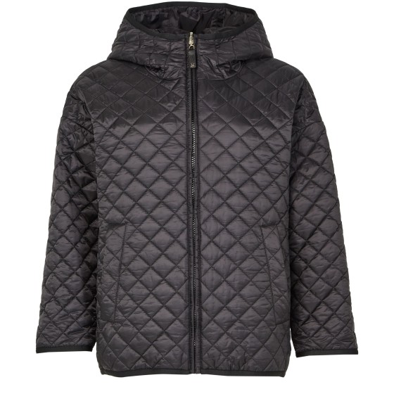 Leo puffer jacket - THE CUBE - Black