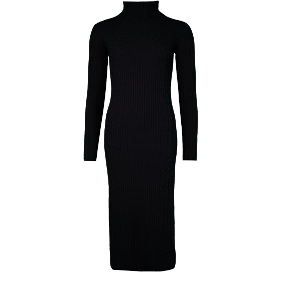 Zella knitted dress - Black