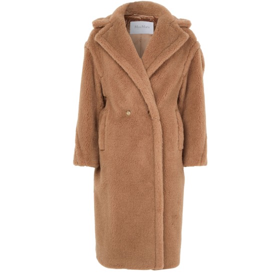 Teddy Bear Classic Camel Wool Coat - Beige