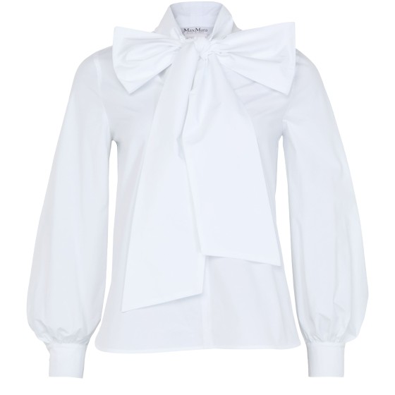 Bosforo long-sleeved blouse - white