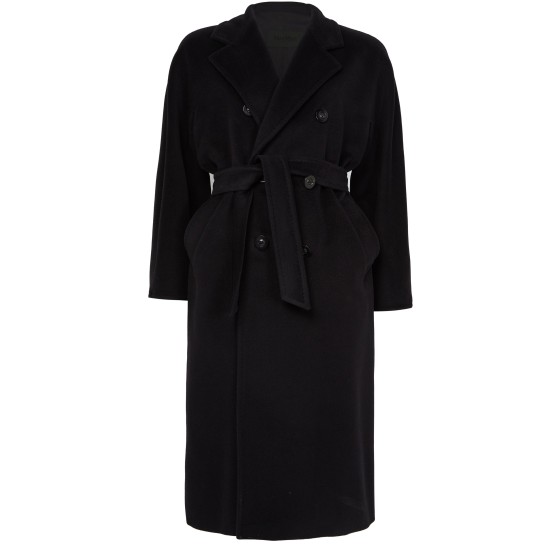 Madame 101801 belted coat - Black