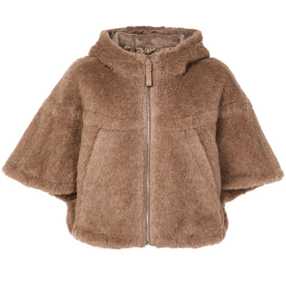 Petalo Teddy cape - Metallic color