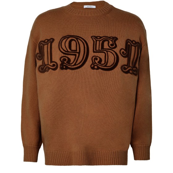 Fido round neck sweater - brown