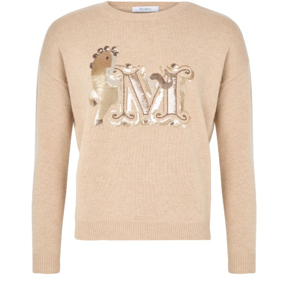 Round neck sweater - Off-white