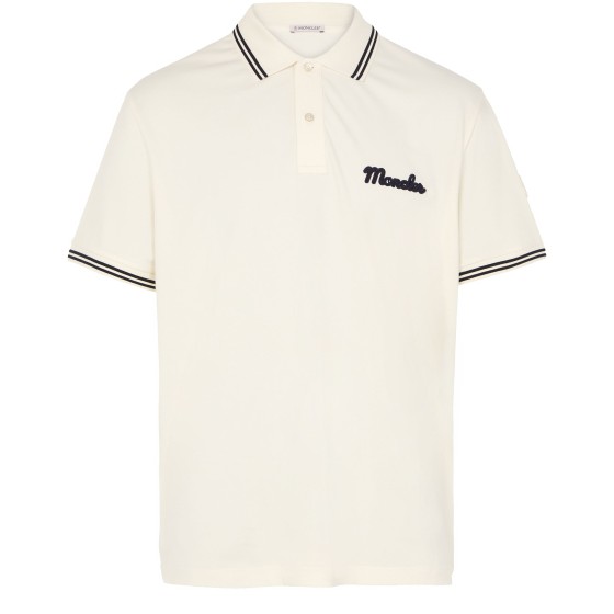 Short-sleeved polo shirt - white