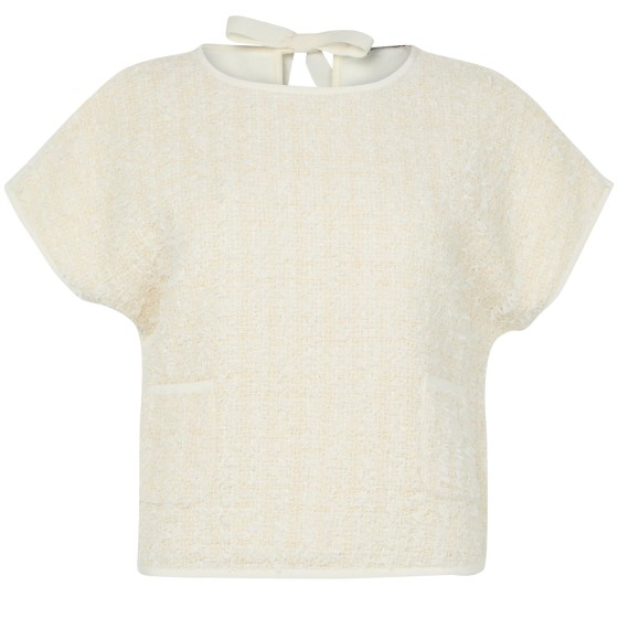 Short-sleeved top - Off-white