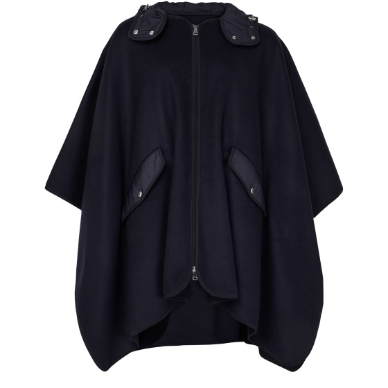 Hooded cape - Black