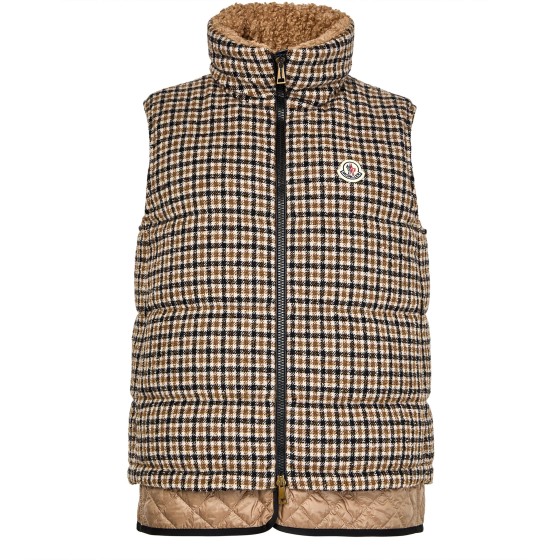 Touvet sleeveless down jacket - brown