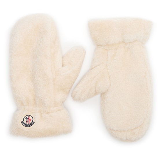 Logo gloves - Beige