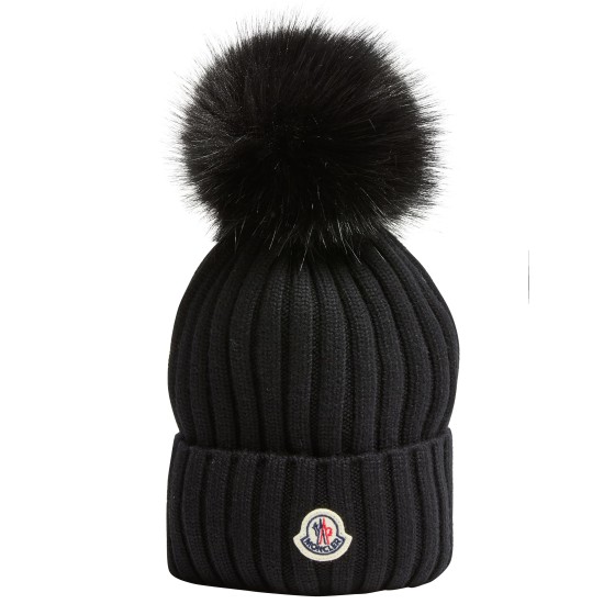 Beanie with logo - Black