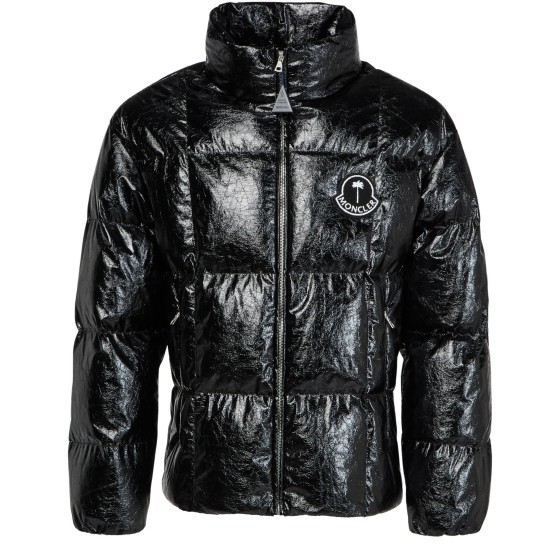 Palm Angels - Simoon Metallic Coated Down Jacket - Black