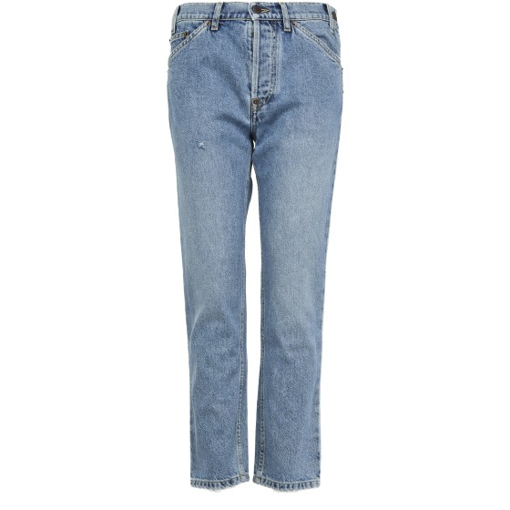 Blue denim jeans made of pure cotton - Blue